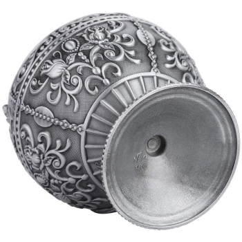 Okrągła popielniczka metalowa w stylu vintage [13220000452]